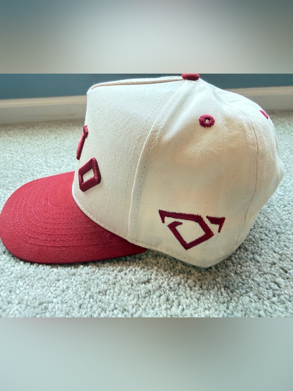 NWOT Embroidered Crimson COJO Hat from Cody Johnson Concert Merch, Unisex - Picture 5 of 6